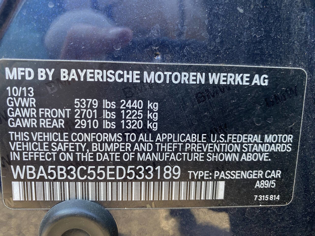 Used 2014 BMW 535i xDrive Sedan image 39