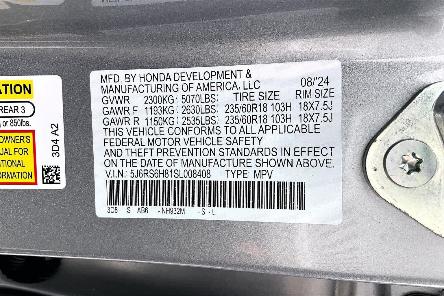 Certified 2025 Honda CR-V Sport-L image 36
