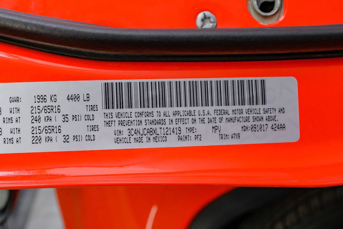 Used 2020 Jeep Compass Sport w/ Cold Weather Group image 64