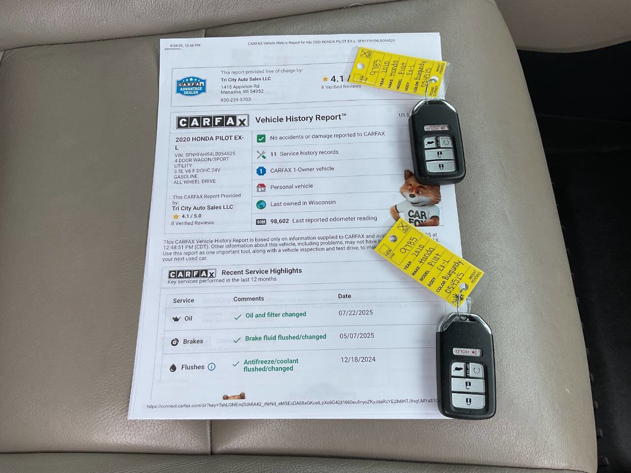 Used 2020 Honda Pilot EX-L image 49