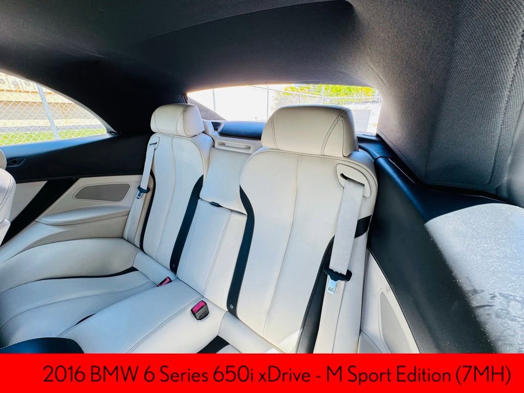 Used 2016 BMW 650i xDrive Convertible AWD/4WD image 24