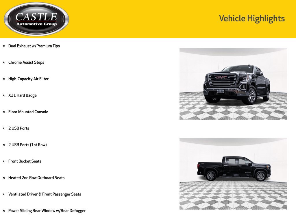 Used 2019 GMC Sierra 1500 SLT w/ SLT Premium Package AWD/4WD image 7