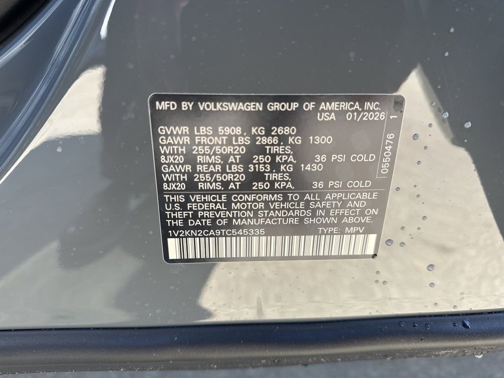 New 2026 Volkswagen Atlas SE image 29