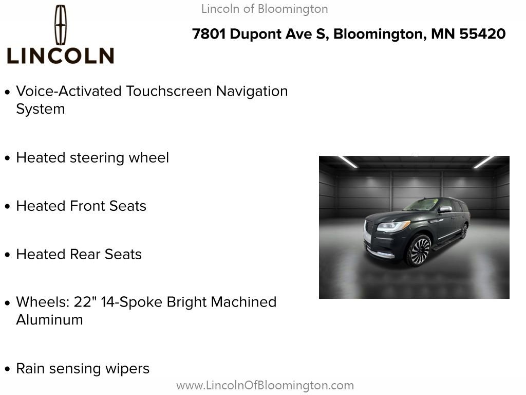 Certified 2023 Lincoln Navigator Black Label image 9