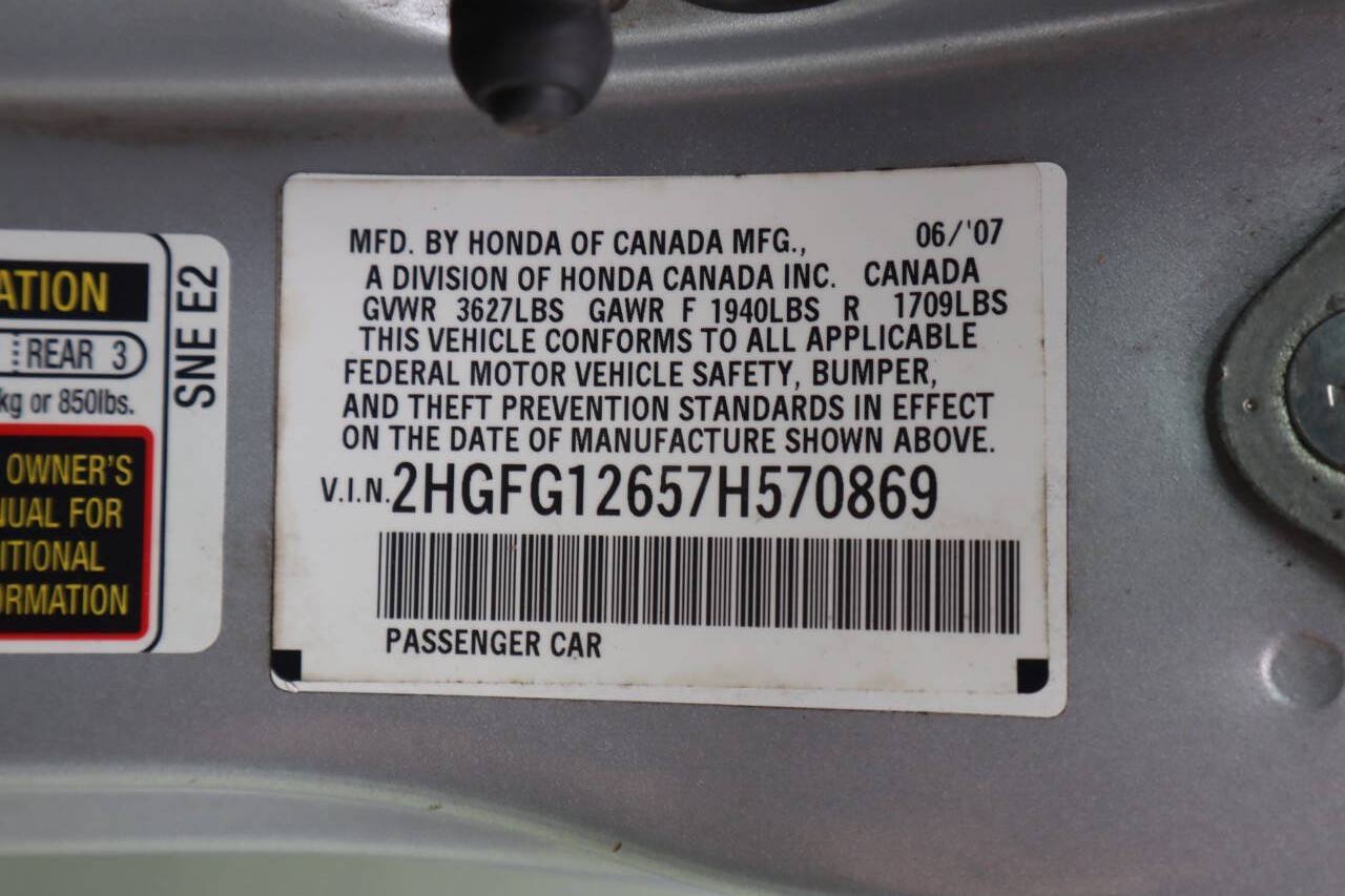 Used 2007 Honda Civic LX image 33