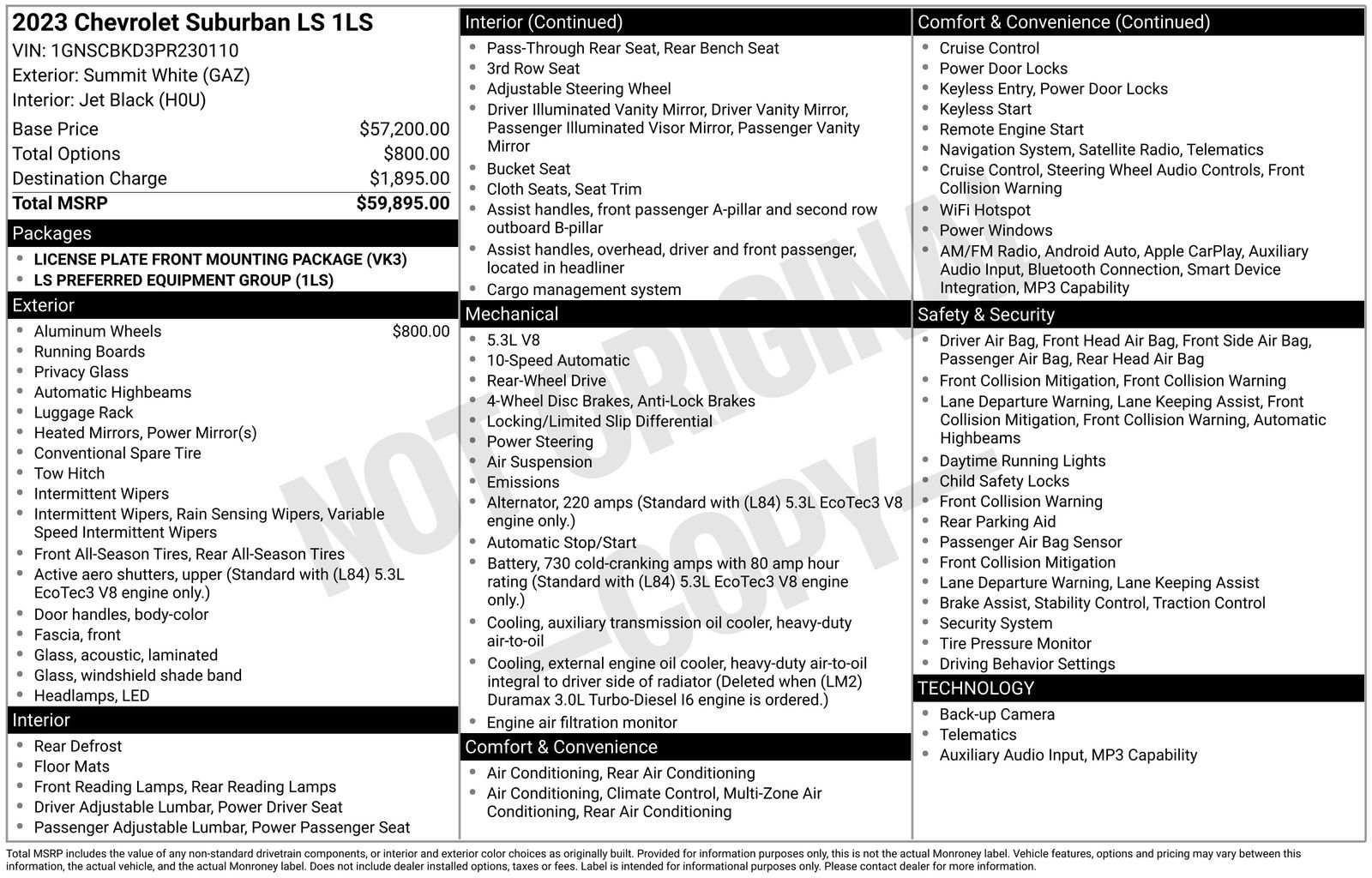 Used 2023 Chevrolet Suburban LS image 10