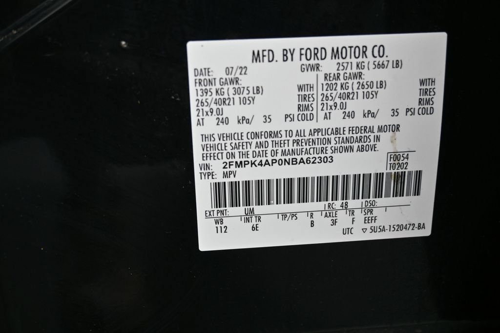 Used 2022 Ford Edge ST w/ Equipment Group 401A AWD/4WD image 19