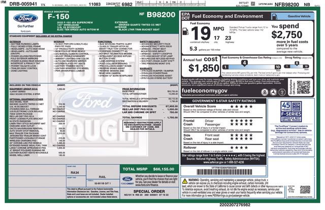 Used 2022 Ford F150 Lariat w/ Max Trailer Tow Package image 7