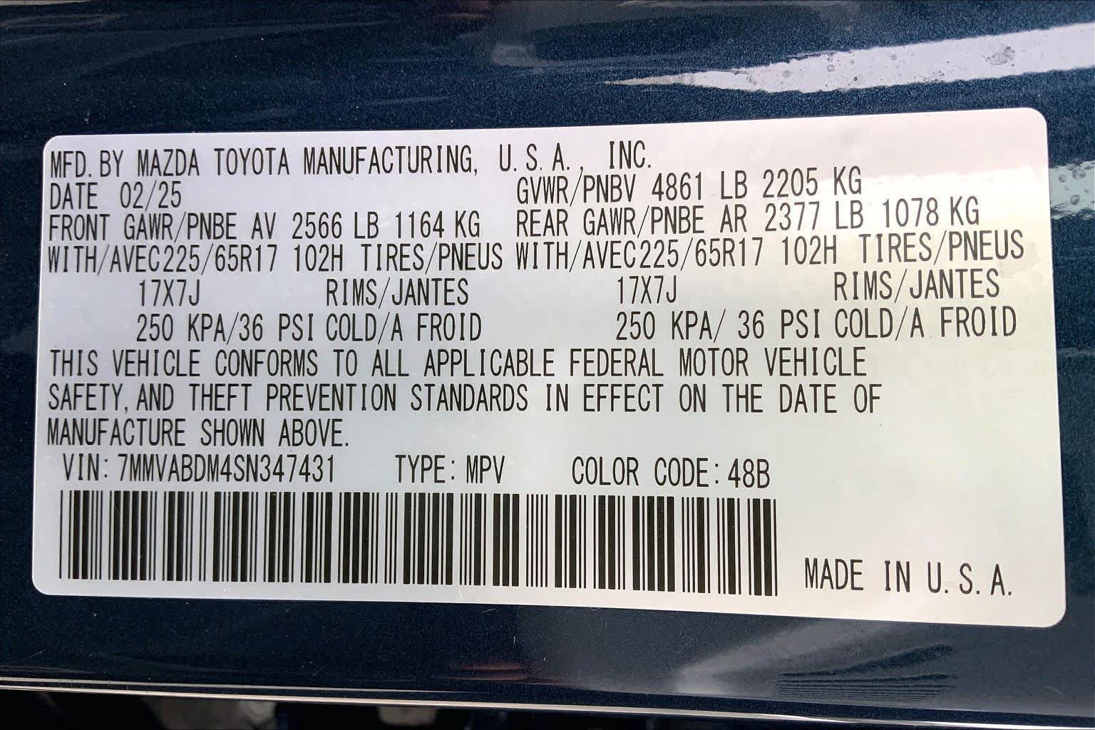 Used 2025 MAZDA CX-50 AWD 2.5 S w/ Cargo Package image 33