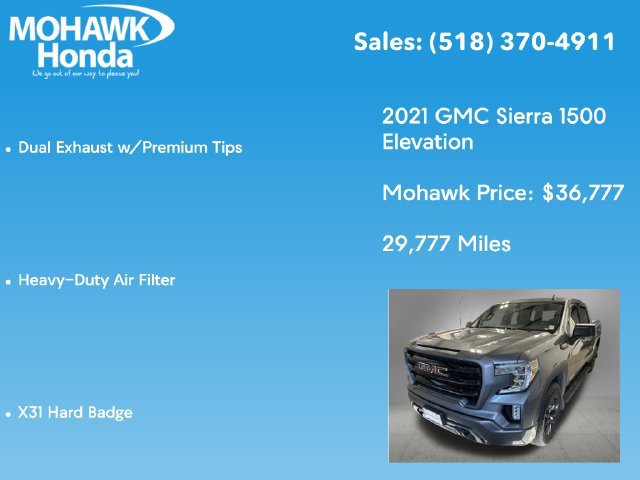 Used 2021 GMC Sierra 1500 Elevation w/ X31 Off-Road Package AWD/4WD image 21
