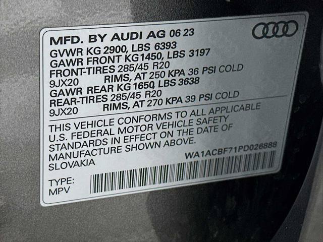 Certified 2023 Audi Q7 2.0T Premium w/ Convenience Package AWD/4WD image 32