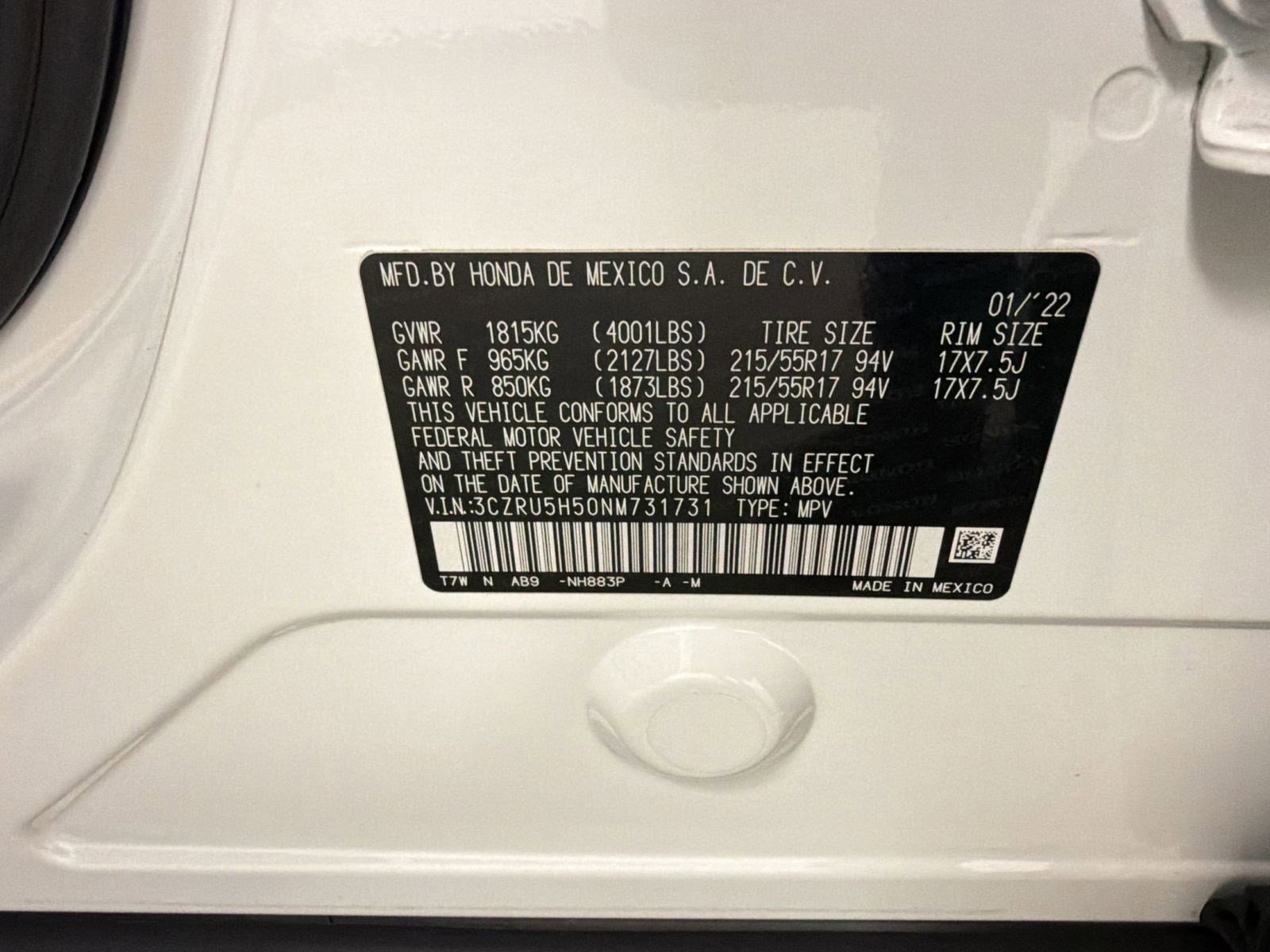 Used 2022 Honda HR-V EX image 19
