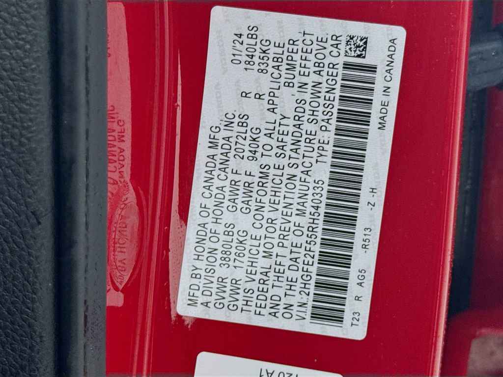 Used 2024 Honda Civic Sport image 37