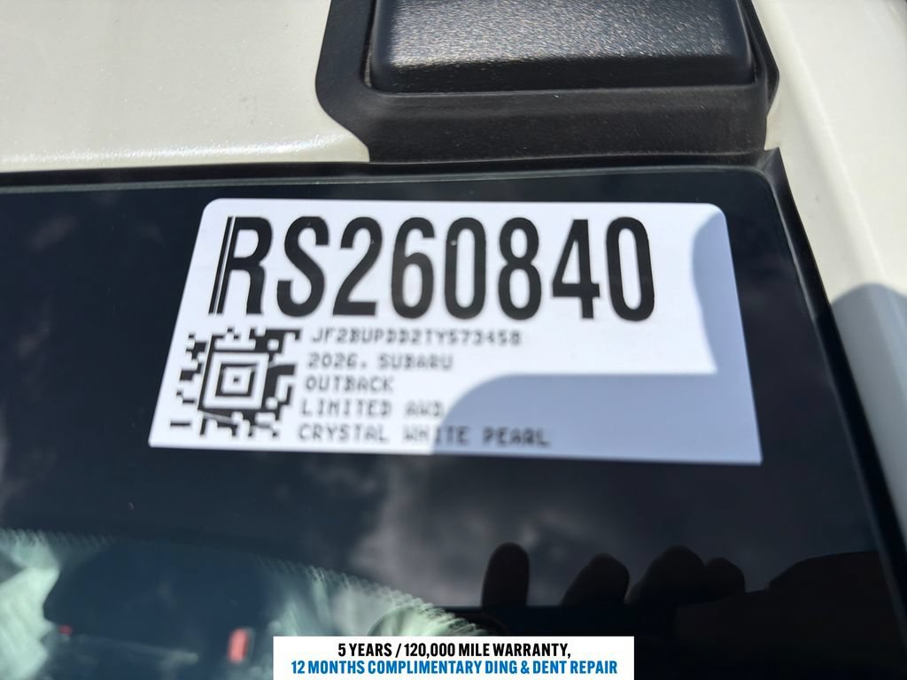 New 2026 Subaru Outback Limited AWD/4WD image 12