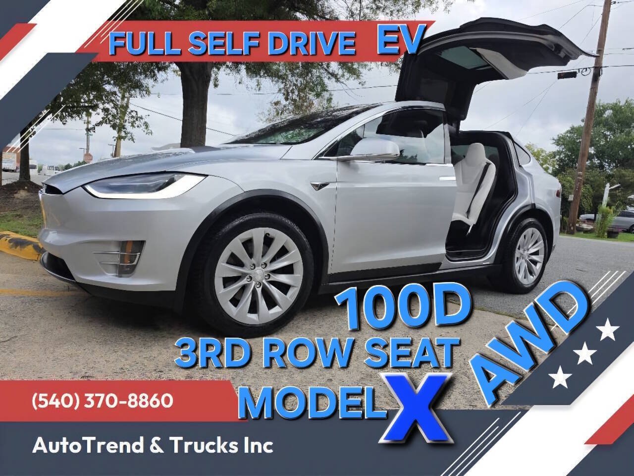 Used 2017 Tesla Model X 100D