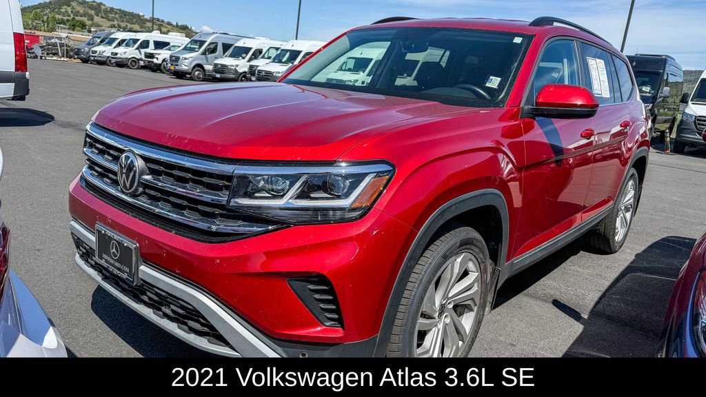 Used 2021 Volkswagen Atlas SE w/ Towing Package