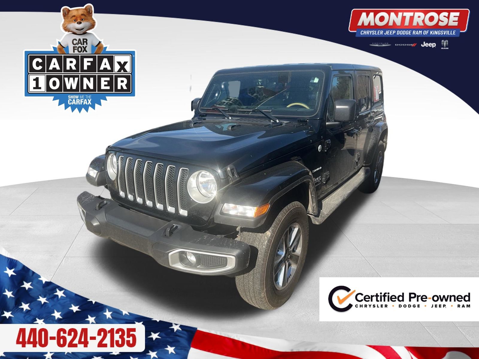 Certified 2023 Jeep Wrangler Sahara w/ Cold Weather Group