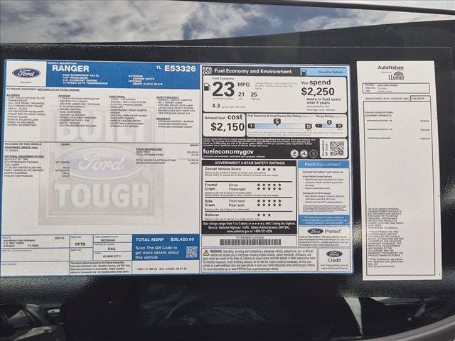 New 2026 Ford Ranger XL w/ Trailer Tow Package RWD image 17