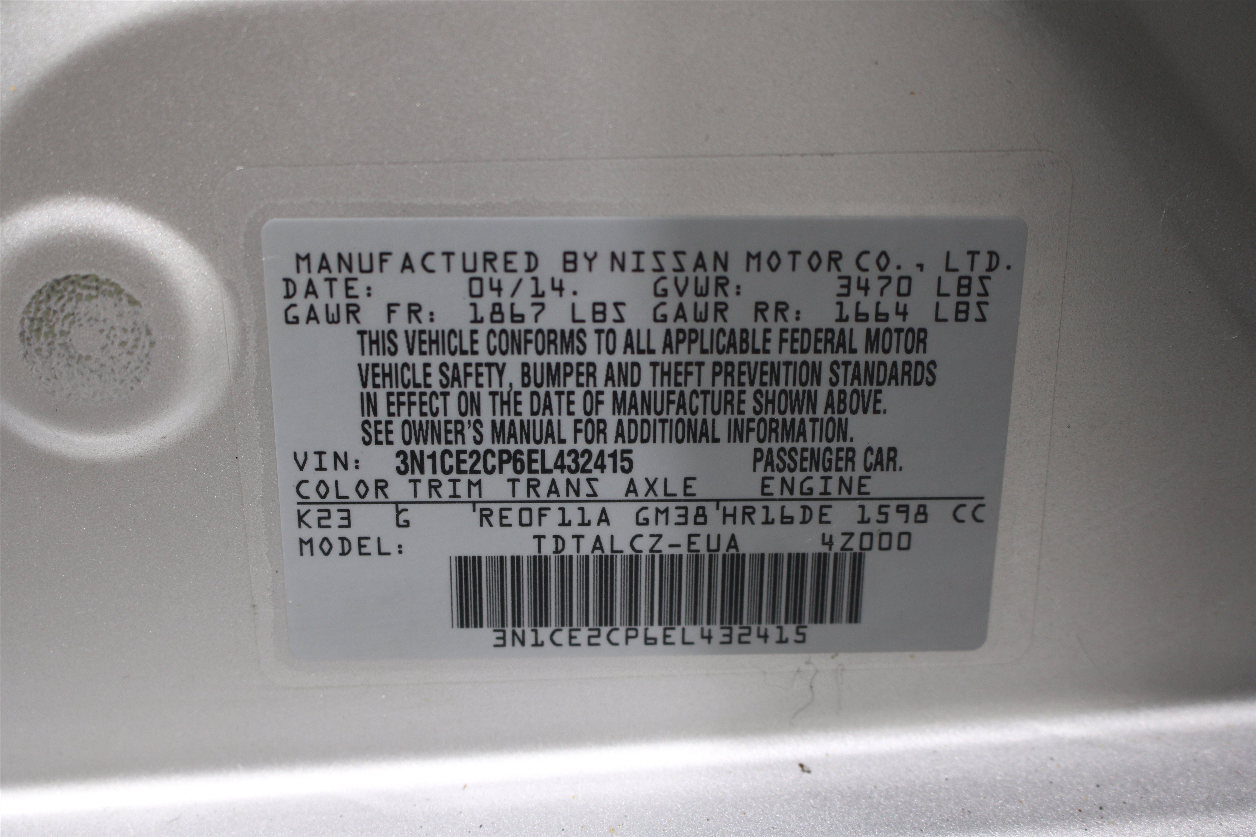 Used 2014 Nissan Versa Note S Plus FWD image 29