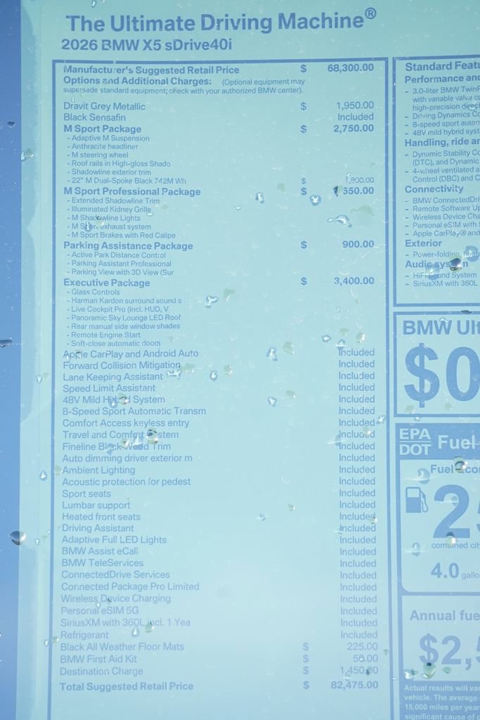 New 2026 BMW X5 sDrive40i w/ Executive Package image 9