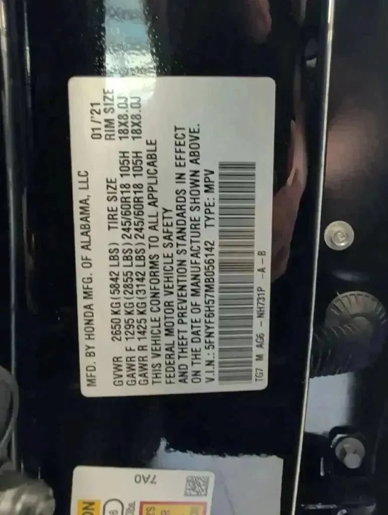 Used 2021 Honda Pilot EX-L image 92