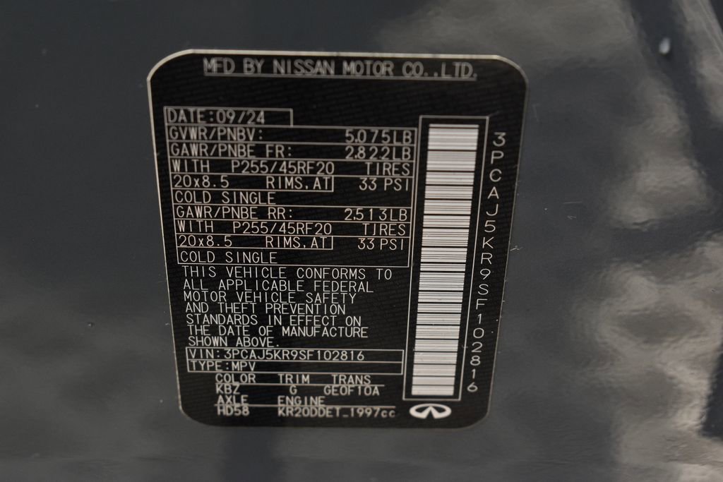 Certified 2025 INFINITI QX55 Essential image 42