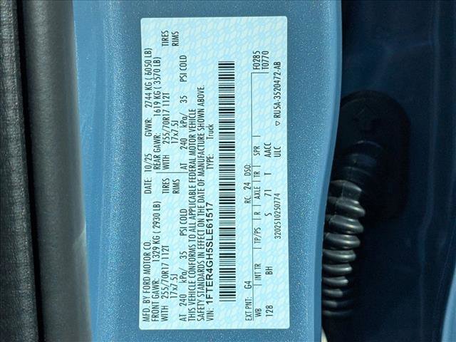 New 2025 Ford Ranger XLT w/ Equipment Group 301A High image 17