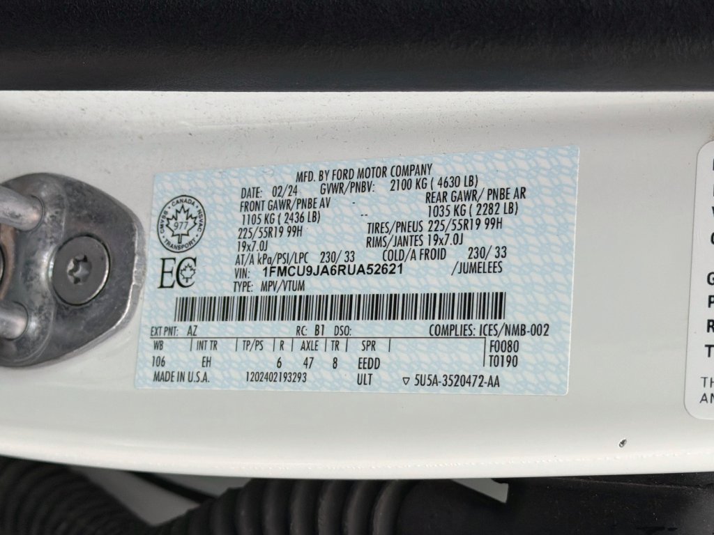 Used 2024 Ford Escape Platinum AWD/4WD image 33