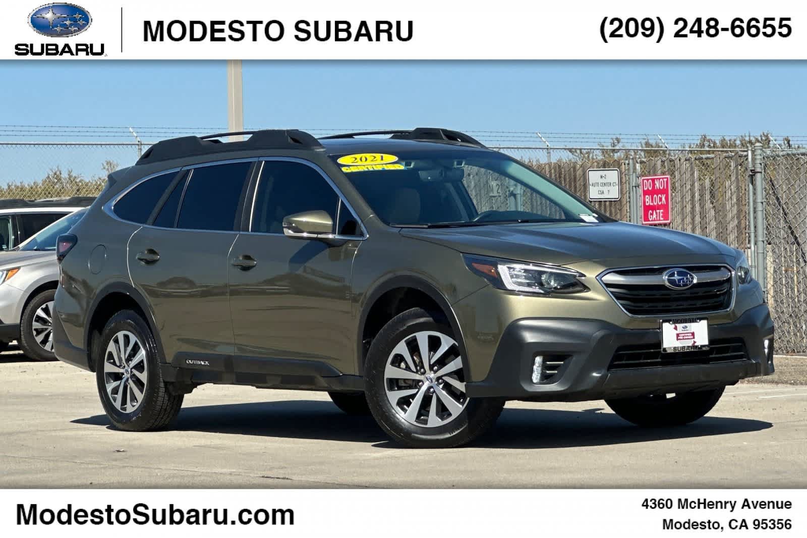 Certified 2021 Subaru Outback Premium w/ Popular Package #1 AWD/4WD image 1