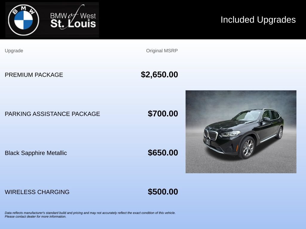 Used 2023 BMW X3 xDrive30i w/ Premium Package AWD/4WD image 21