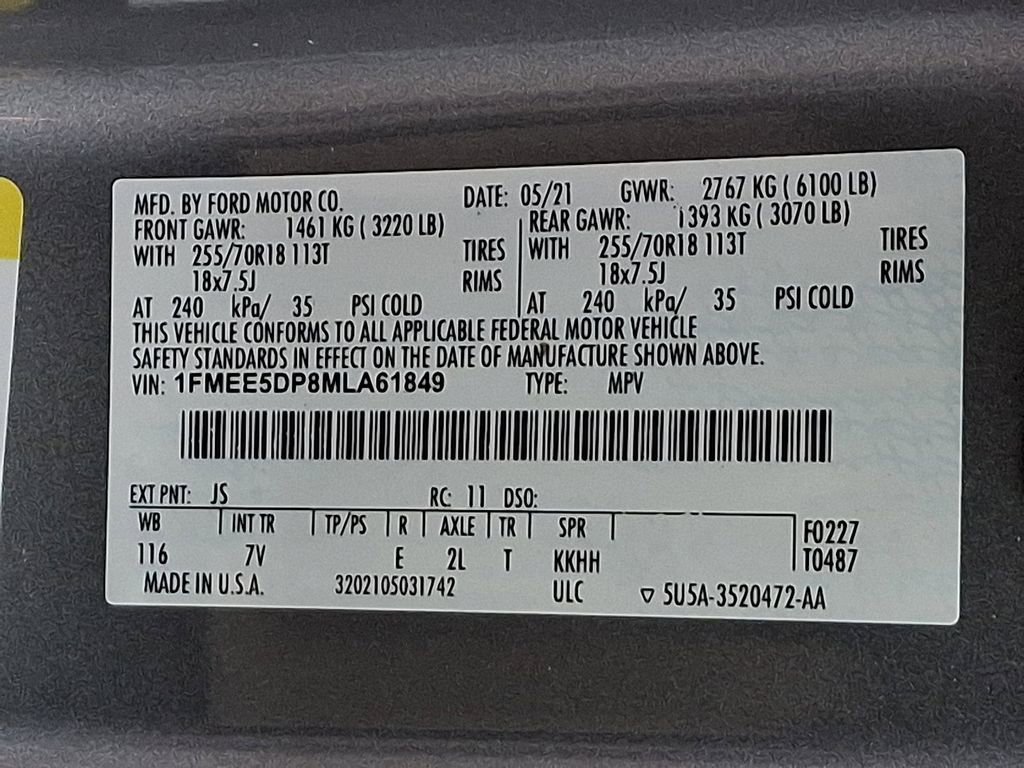 Used 2021 Ford Bronco Outer Banks image 29