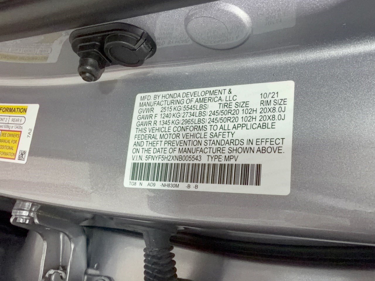 Certified 2022 Honda Pilot Special Edition image 32
