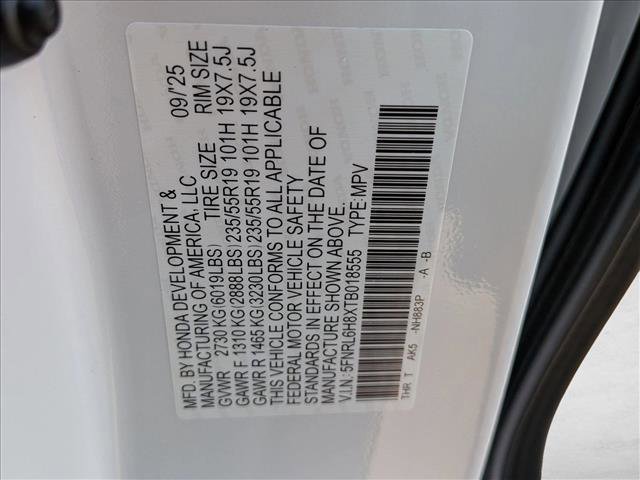 New 2026 Honda Odyssey Touring image 17