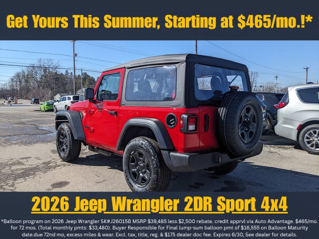 New 2026 Jeep Wrangler Sport AWD/4WD image 10