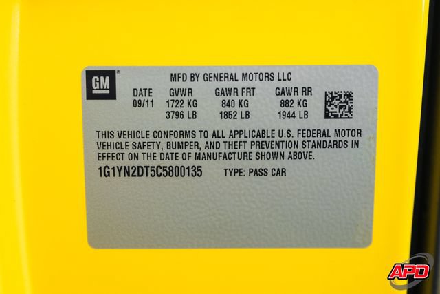 Used 2012 Chevrolet Corvette ZR1 w/ 3ZR Preferred Equipment Group RWD image 98