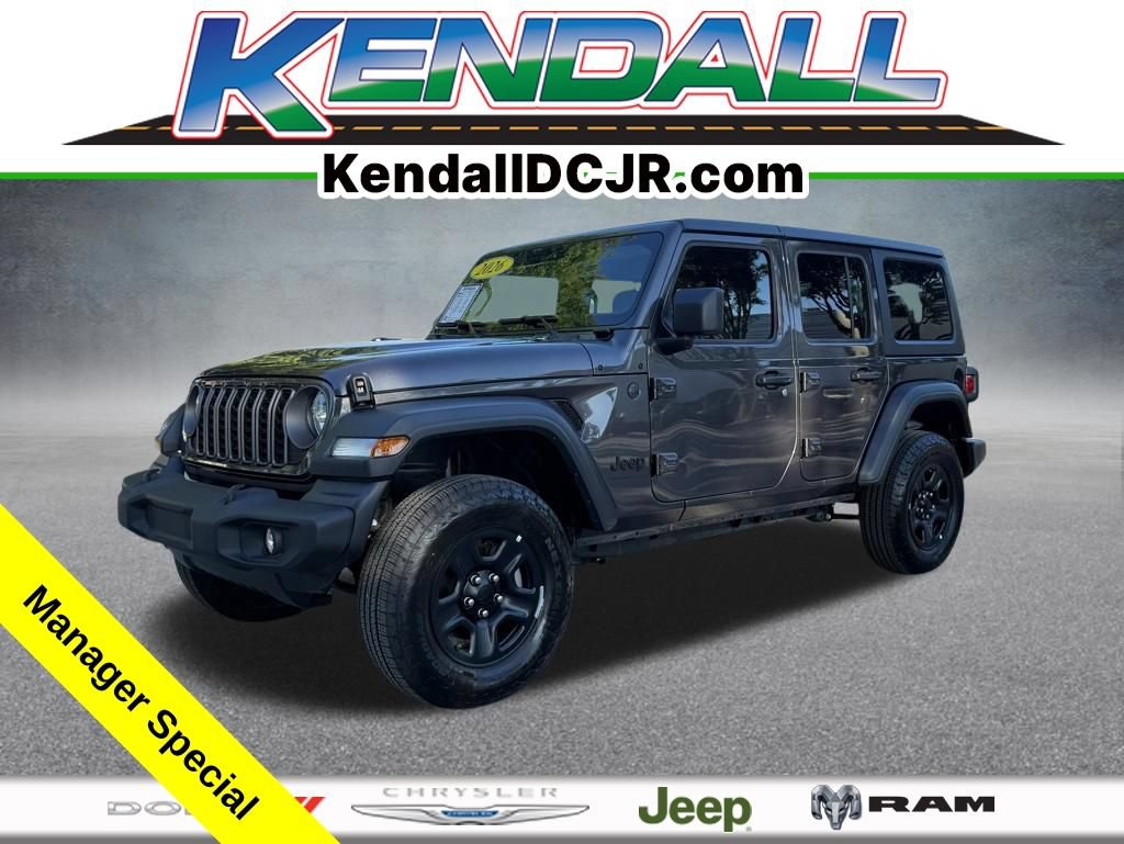 Used 2026 Jeep Wrangler Unlimited Sport AWD/4WD image 1
