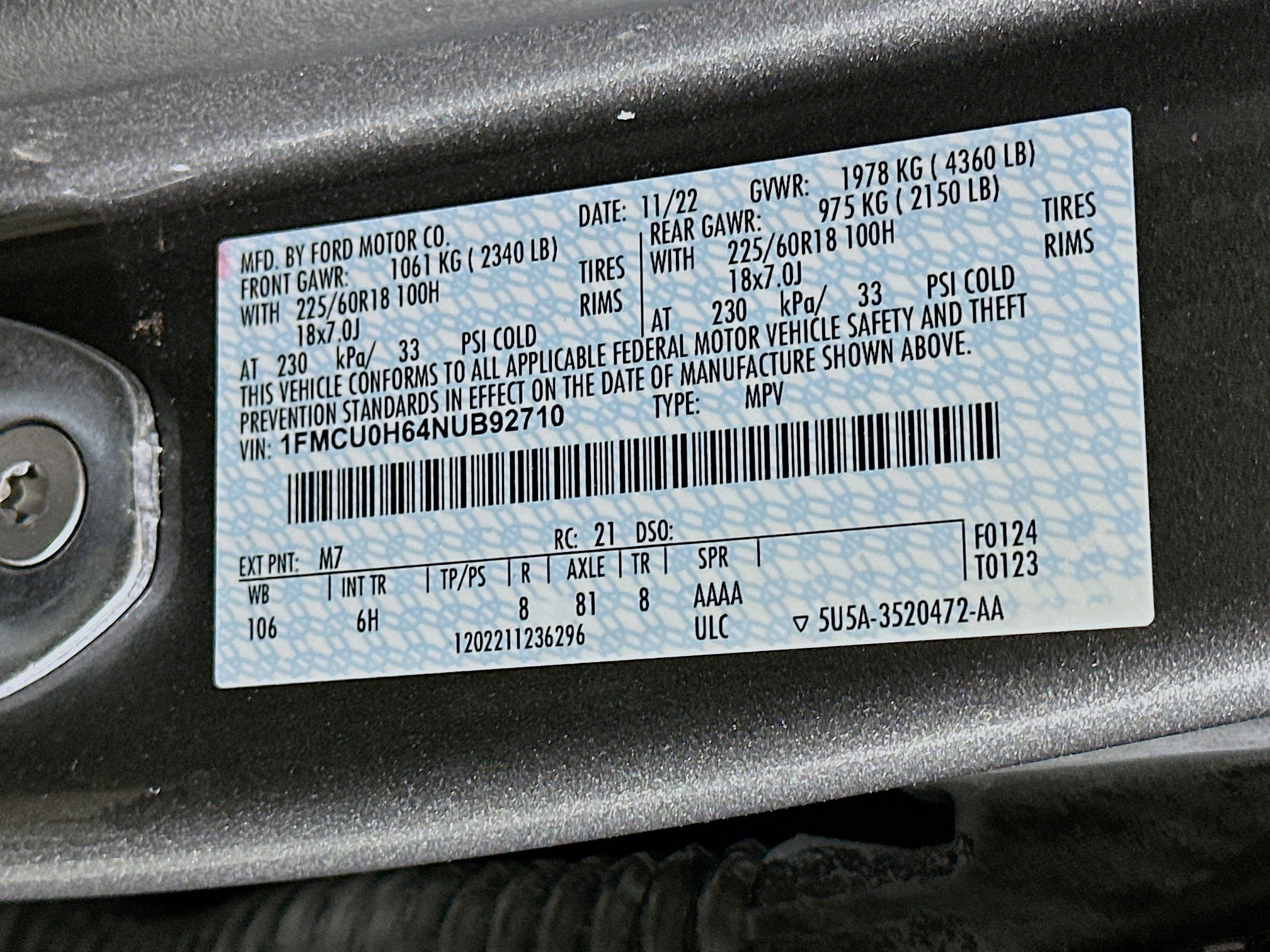 Used 2022 Ford Escape SEL image 12