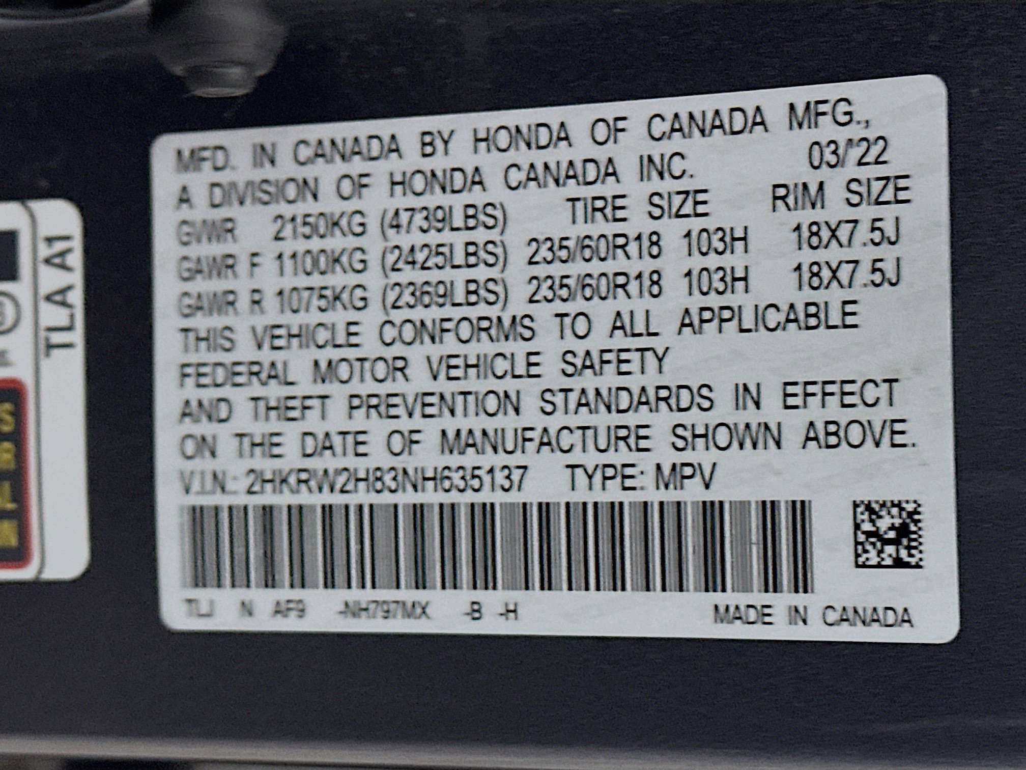 Used 2022 Honda CR-V EX-L image 12