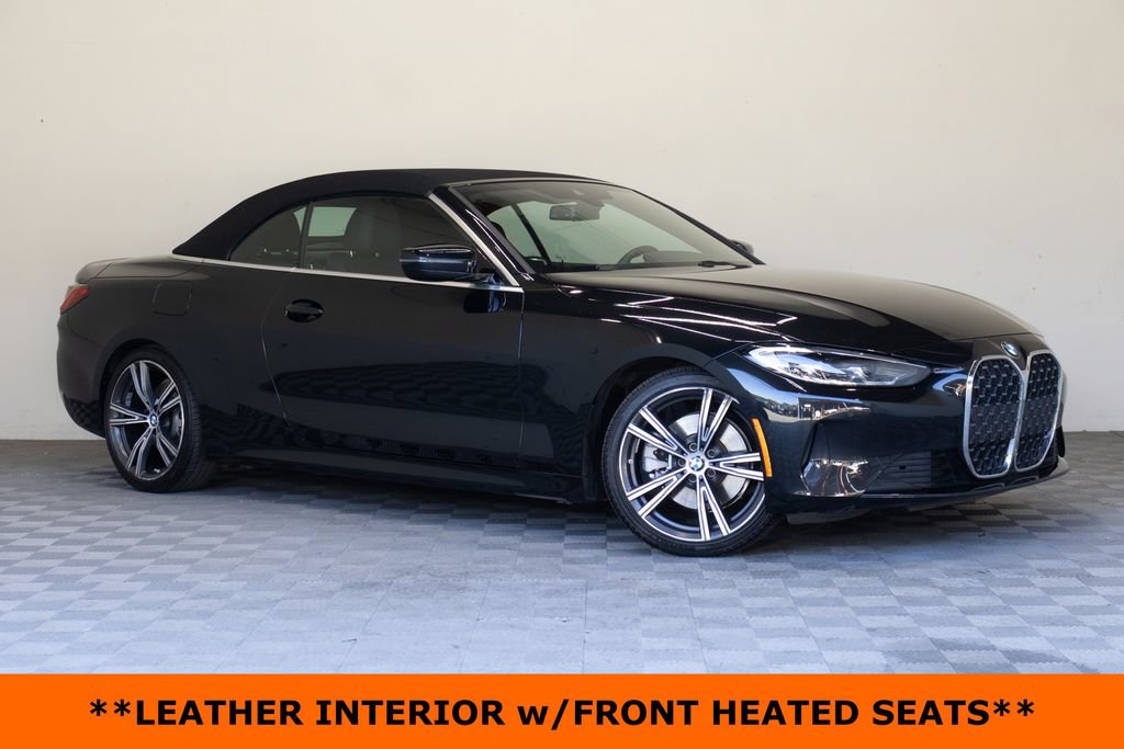 Used 2021 BMW 430i Convertible w/ Premium Package RWD image 2