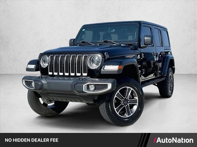 Used 2023 Jeep Wrangler Unlimited Sahara w/ LED Lighting Group