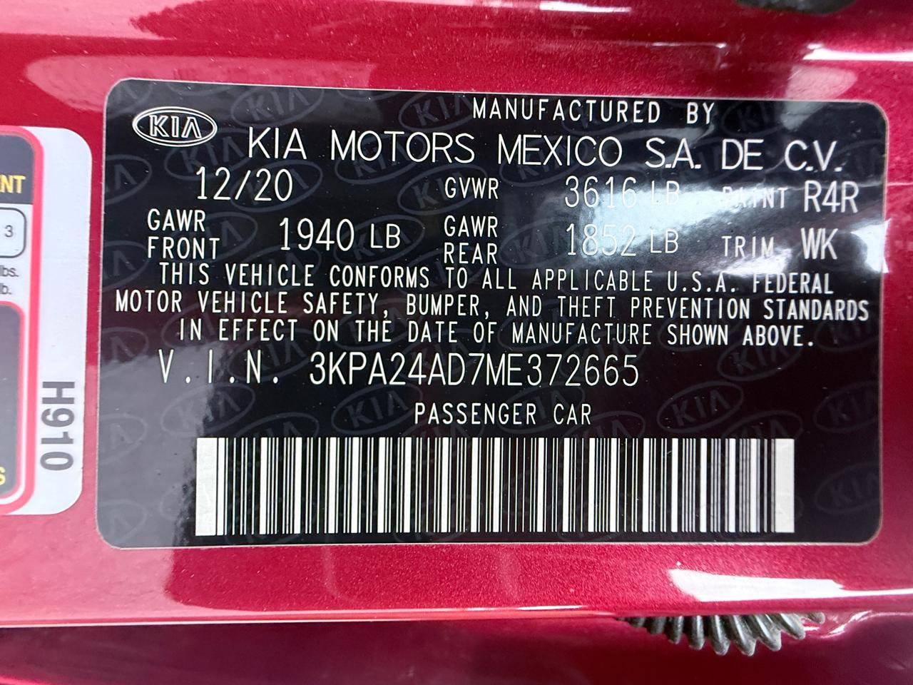 Used 2021 Kia Rio S FWD image 18