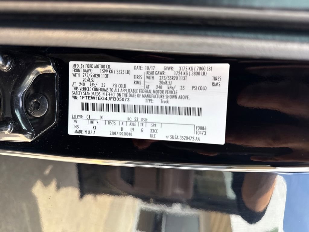 Used 2018 Ford F150 King Ranch w/ Equipment Group 601A Luxury image 17