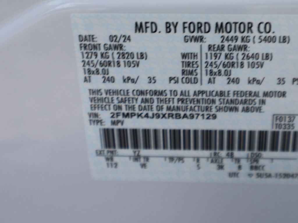 Certified 2024 Ford Edge SEL w/ Convenience Package AWD/4WD image 42