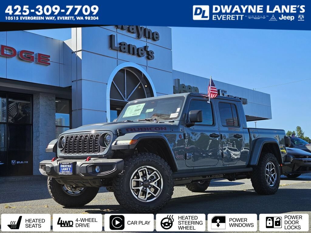 New 2026 Jeep Gladiator Rubicon w/ Steel Power Dome Hood Package AWD/4WD image 1