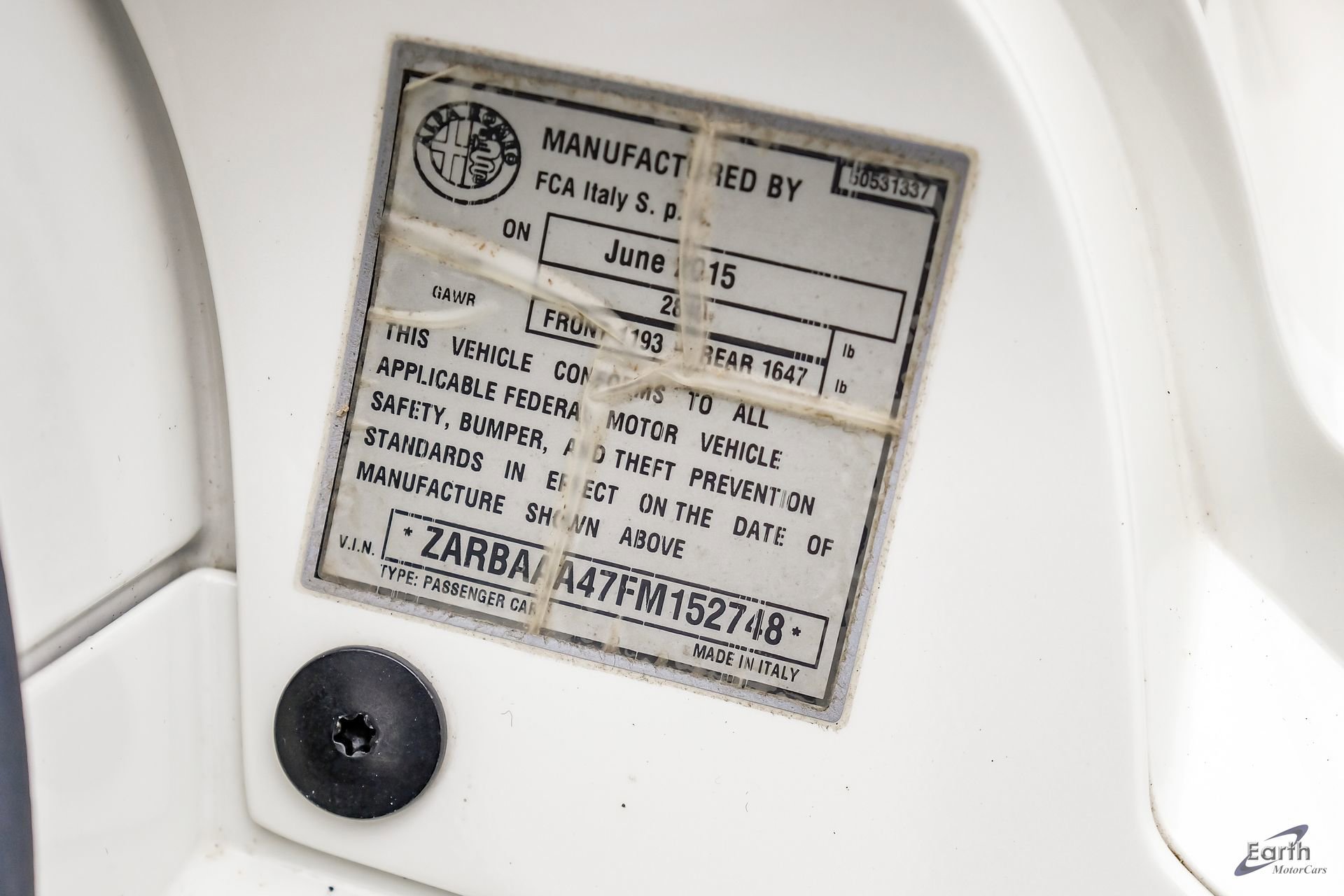 Used 2015 Alfa Romeo 4C Coupe w/ Leather Interior Group image 86