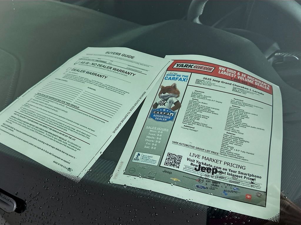 Certified 2025 Jeep Grand Cherokee L Laredo w/ Trailer Tow Package image 16