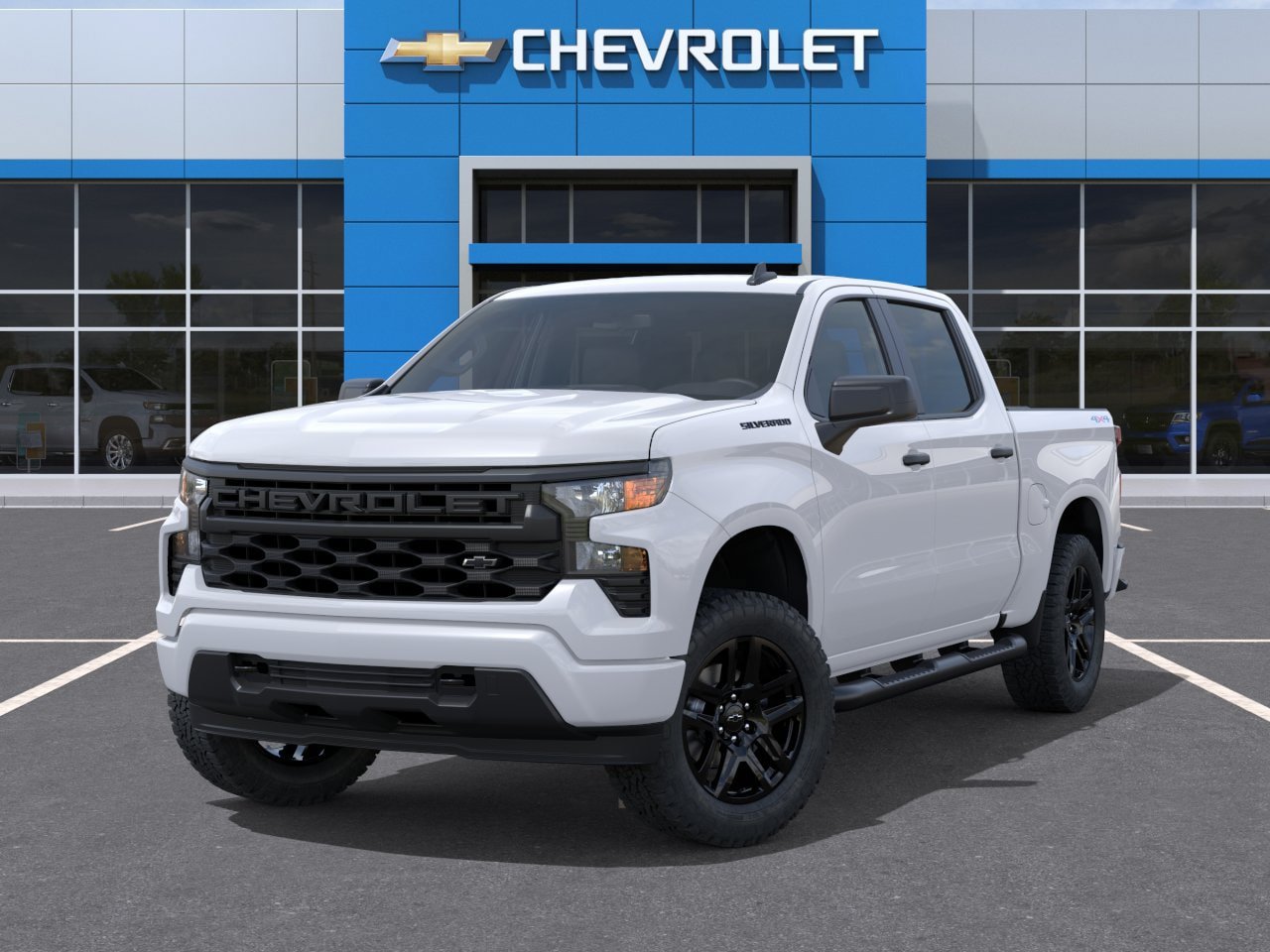 New 2026 Chevrolet Silverado 1500 Custom w/ Turbomax Blackout Package AWD/4WD image 33