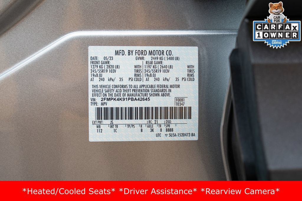Used 2023 Ford Edge Titanium w/ Equipment Group 301A AWD/4WD image 35
