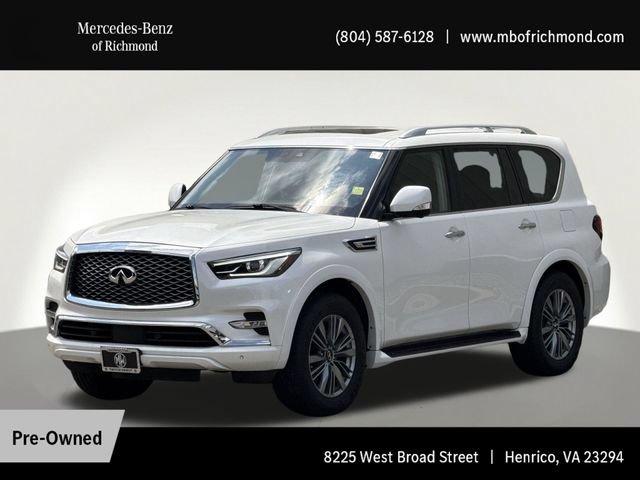 Used 2021 INFINITI QX80 Luxe w/ Cargo Package