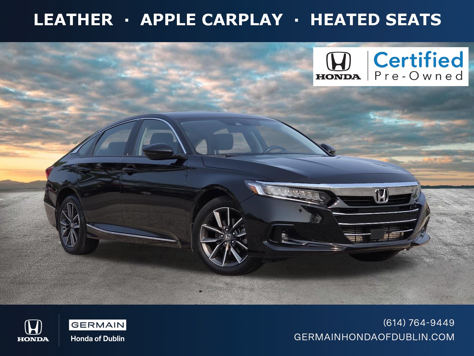 Certified 2022 Honda Accord EX-L